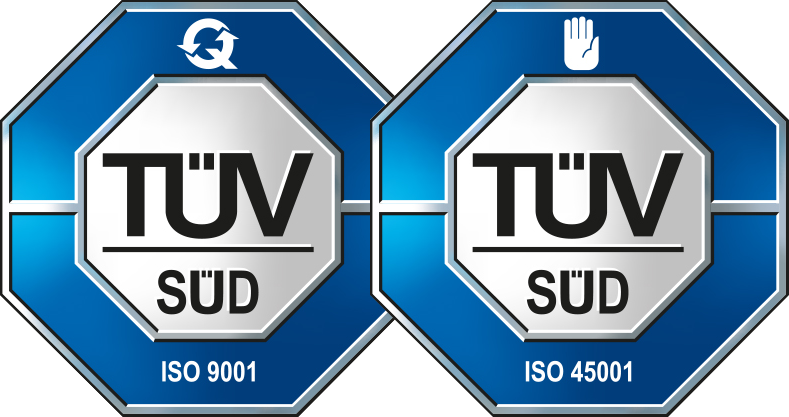 Certifikace TÜV SÜD ISO 9001 a ISO 45001 pro PV SERVICE PLUS